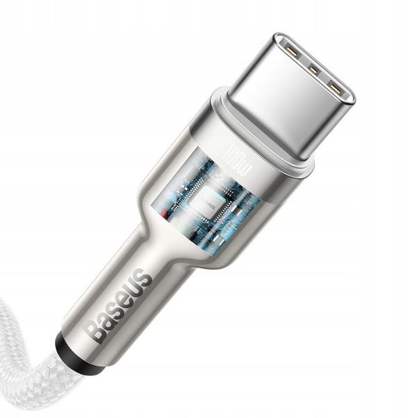 Kabel USB-C / USB-C, Baseus Cafule, 5A, 100W, 1m zdjęcie 5