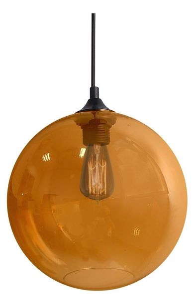 Zwis EDISON 25 1x60W E27 bursztynowy zdjęcie 1