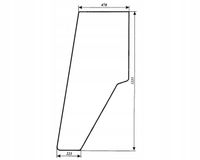 szyba drzwi Renault 461S, 521S, 551-4S, 551S, 681-4S, 681S, 751S, 751-4S