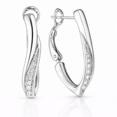 kolczyki zdobione kryształkami preciosa (p10282ag)