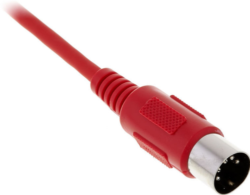Kabel przewód audio sygnałowy MIDI DIN 5 pin 6 m the sssnake SK366-6-RED na Arena.pl