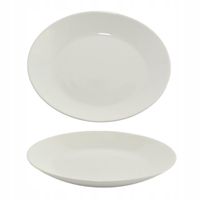 talerz deserowy 19cm biały szkło hartowane blanca