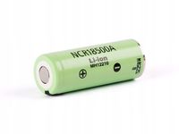 Panasonic NCR18500A 2040mAh 3,6V - 3,6V Li-ion