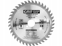 CMT Piła do drewna cięcie poprzeczne 190x30 mm 40Z 292.190.40M