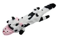 Zabawka pluszowa dla psa krowa z piszczałką 45cm