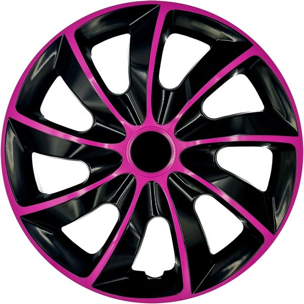 4x Kołpaki 16 cali QUAD CZARNE TUNING zdjęcie 3