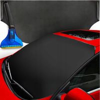 MATA OSŁONA ANTYSZRONOWA NA SZYBĘ POKROWIEC SKROBACZKA MOSIĘŻNA DO LODU