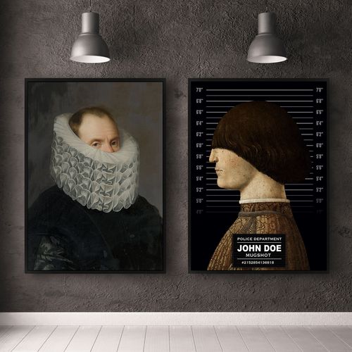 Zestaw dwóch plakatów obrazów 21x29,7 cm A4 na Arena.pl