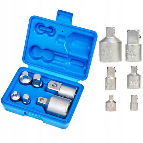 REDUKCJE ADAPTERY REDUKCYJNE 1/2 1/4 3/8 3/4 6 SZTUK ADAPTERY CRMO na Arena.pl