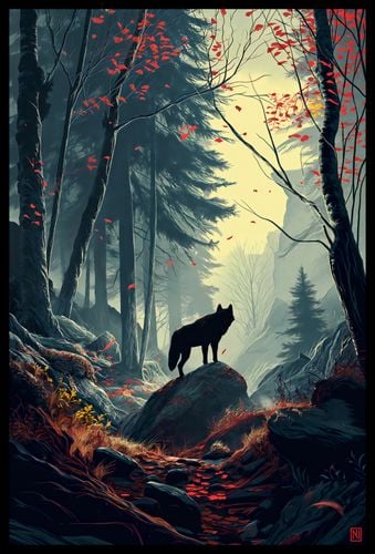 Plakat 40x60cm Leśne Echa na Arena.pl