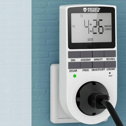 Programator Czasowy Timer Włącznik Wyłącznik Cyfrowy Wyświetlacz LCD Zegar na Arena.pl