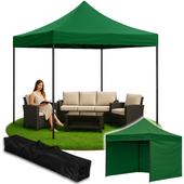 Namiot pawilon samorozkładający 3x3 - Zielony
