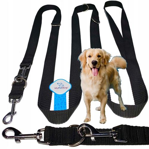 Smycz Treningowa Przepinana na 5 różnych długości. B. Mocna Szer.25 mm - 5m na Arena.pl