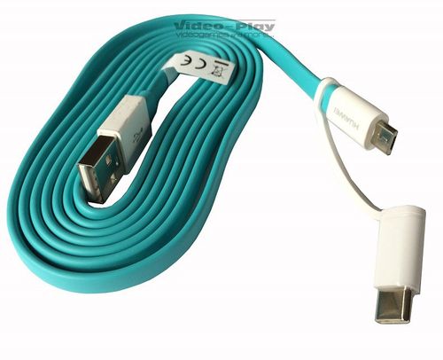 Kabel Huawei 2w1 Micro USB + TYP C 1,5m niebieski na Arena.pl