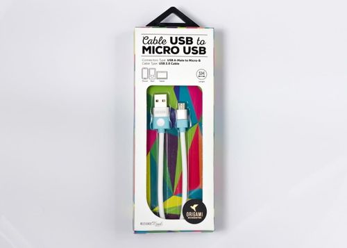 Lark Kabel USB do Micro USB Origami 1m biały na Arena.pl
