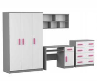 Zestaw młodzieżowy system SMYK II z biurkiem 2/8/9/19 SZB PRODUCENT