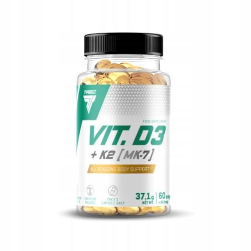 TREC Vit.D3 + K2 Mk-7 60caps K2MK7 WITAMINA K2 MK na Arena.pl