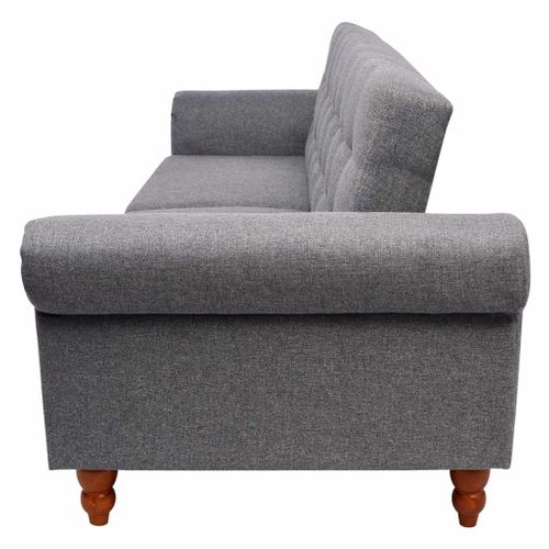 VidaXL Sofa z szarego materiału na Arena.pl