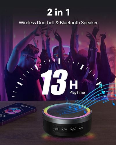 Bezprzewodowy dzwonek do drzwi TECKNET Bluetooth Głośnik na Arena.pl