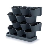 ogród wertykularny stojący - cascade garden- antracyt - pp-io2w600s