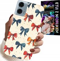 ETUI DO MOTOROLA G24 / G04 - KOLOROWE WSTĄŻKI WSTĄŻKA MODNE WZORY