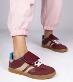 Bordowe sneakersy trampki damskie sportowe Lukka 40