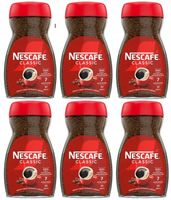 6 x 200g Kawa rozpuszczalna Nescafe Classic Słoik Zgrzewka