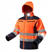 NEO KURTKA ROBOCZA BLUZA OSTRZEGAWCZA SOFTSHELL KAPTUR 81-701 S/48