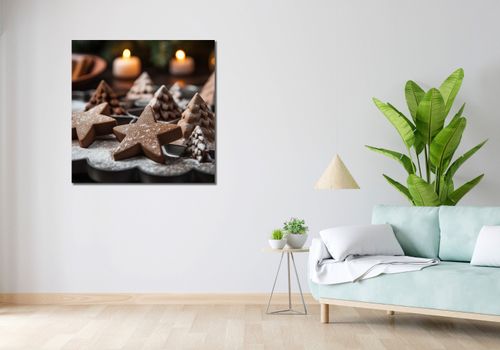 Obraz 90x90cm Zimowa Przyprawa na Arena.pl