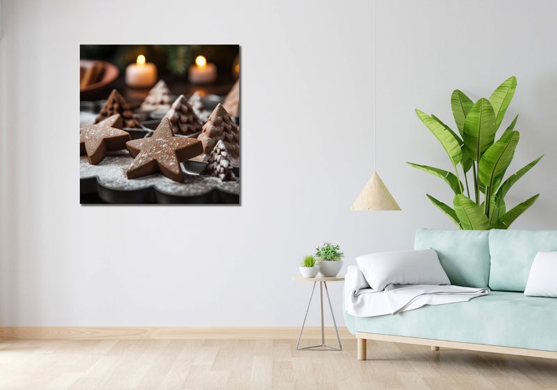 Obraz 90x90cm Zimowa Przyprawa zdjęcie 2