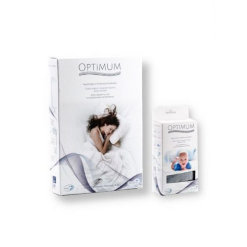 Ochraniacz I Prześcieradło 2w1 Optimum Szary 90x200 cm na Arena.pl