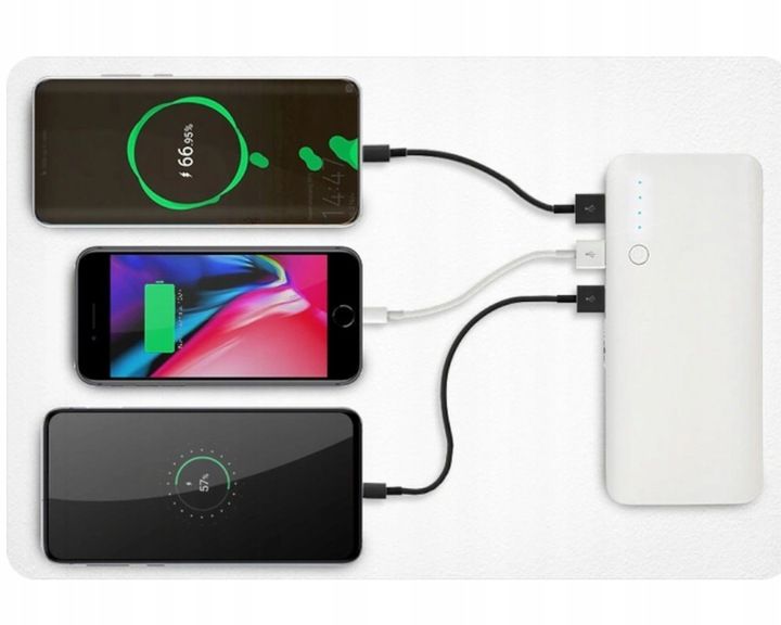 POWER BANK 3xUSB DO TELEFONU IPHONE OPPO HUAWEI zdjęcie 4