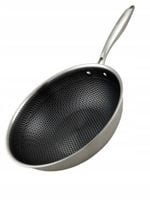 Patelnia WOK MASTERPAN z Powłoką „Plaster Miodu” 28 cm– PREMIUM JAKOŚĆ