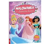 Disney Księżniczka. Malowanka z diamencikami