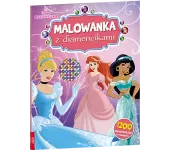 Disney Księżniczka. Malowanka z diamencikami