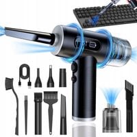 ELEKTRYCZNY ODKURZACZ I ODPYLACZ 2 W 1 LED + 5* DYSZ + 3 * PĘDZEL