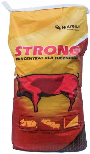 Koncentrat NUTRENA STRONG dla świń tuczników 25kg na Arena.pl
