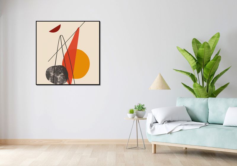 Plakat 90x90cm Harmonijna Forma zdjęcie 4