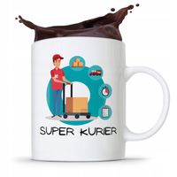 Kubek Prezent Dla Kuriera Super Kurier Prezent Z Nadrukiem Ze Zdjęciem
