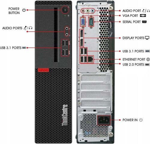 Lenovo M910s i5-7600T VII gen. 16GB 256GB M.2 NVMe WIN10/11 DVD WI-FI na Arena.pl