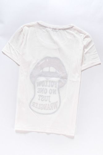 WRANGLER SLOGAN TEE OFFWHITE W706REV02 S na Arena.pl