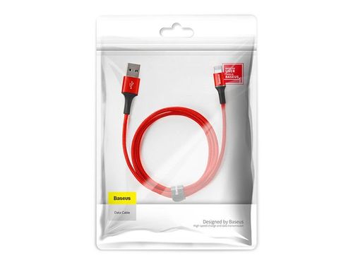 Baseus Kabel Halo Data USB - Lightning 2.4A 50 cm red na Arena.pl