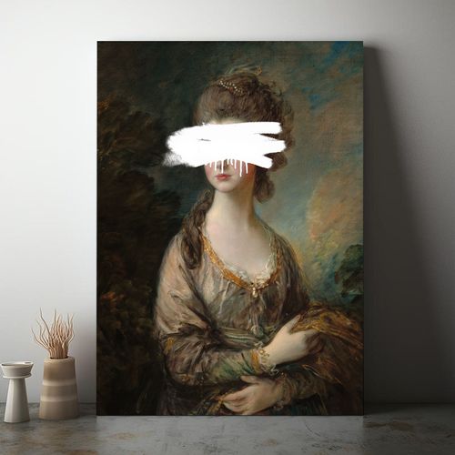 Obraz na płótnie portret spray pop art 80x120 cm na Arena.pl