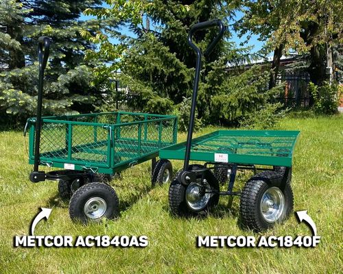 WÓZEK OGRODOWY TACZKA PRZYCZEPKA TRANSPORT Wozidło OTWIERANY BURTY XXL na Arena.pl