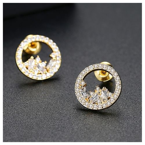 Kolczyki Ze Stali Szlachetnej Pozłacanej Kst2850 na Arena.pl