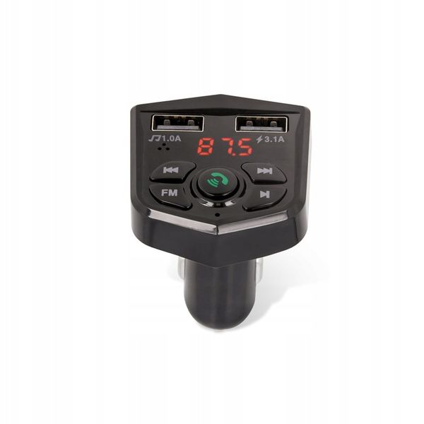Maxlife transmiter FM Bluetooth MXFT-02 czarny zdjęcie 1