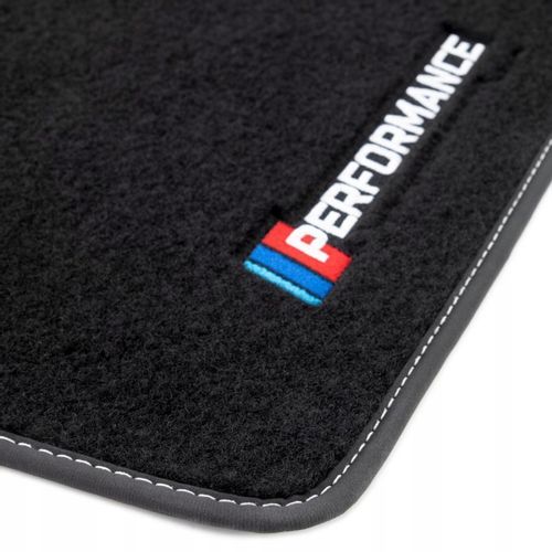 Dywaniki welurowe LOGO BMW 5 F10 2010-2013 SEDAN na Arena.pl