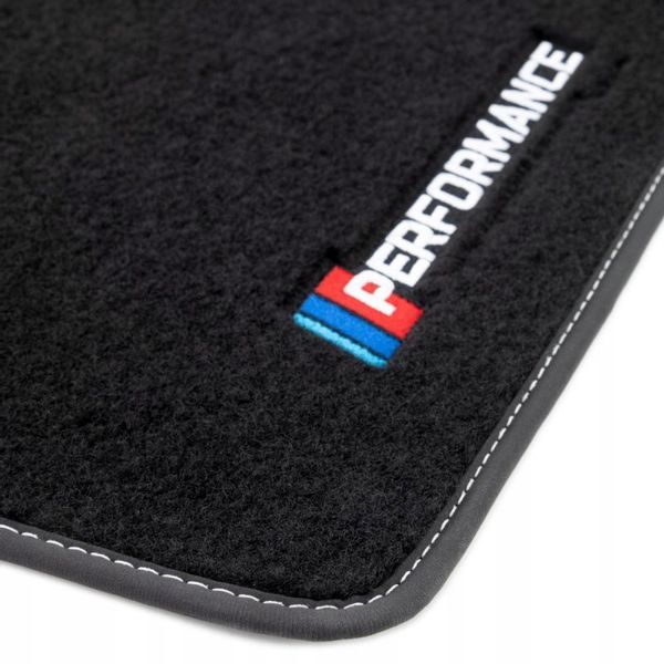 Dywaniki welurowe LOGO BMW 5 F10 2010-2013 SEDAN zdjęcie 5