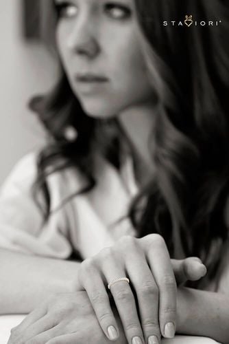 Złoty pierścionek PZD6679 - Diament na Arena.pl