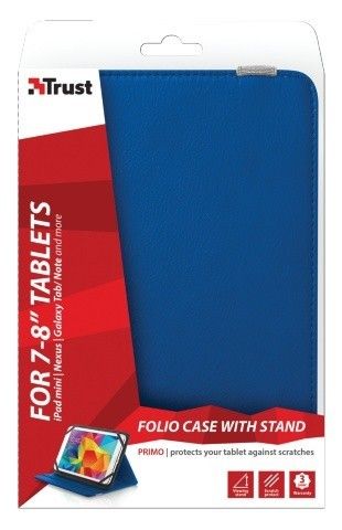 Trust Primo Folio Case with Stand for 7-8" tablets - blue na Arena.pl